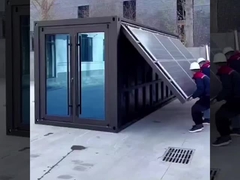 20ft aardbevingsbestendig uitbreidbaar containerhuis met badkamer