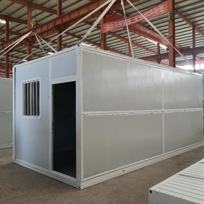 Draagbare opvouwbare prefab containerwoningen gemakkelijke montage prefab mini-woning