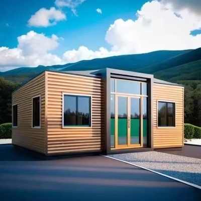 Dubbele vleugel staalconstructie brandwerend containerhuis 2 slaapkamers uitbreidbaar