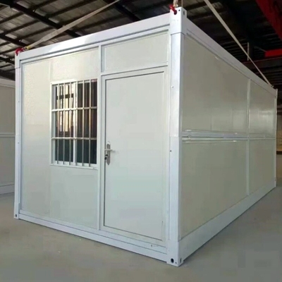 Staalconstructie Klappend Containerhuis Voorgefabriceerd Ontwerp Branddicht Waterdicht