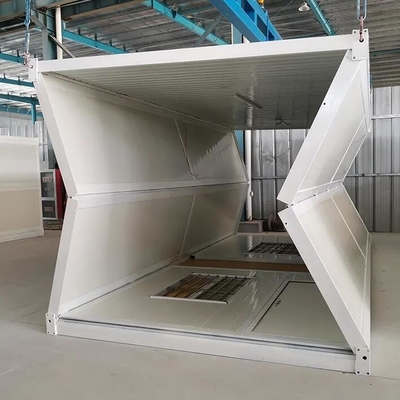 Voorgebouwd scheepvaart klein opvouwbaar containerhuis / 2 x 20 ft containerhuis