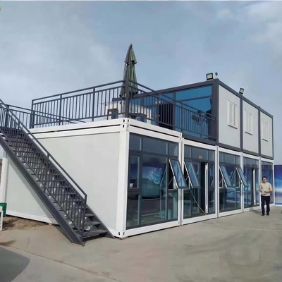 Warehouse Flat Pack Container Homes Met Lichte Staalstructuur Gemakkelijk te installeren