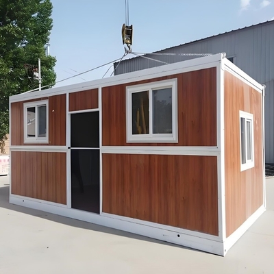 Draagbaarheid en veelzijdigheid Modulair containerhuis Prefab Mini-huis Huis voor tijdelijke of mobiele huisvesting