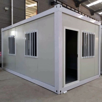 Mobiele kleine opvouwbare containerhuizen brandwerend waterdicht vrachtcontainerhuis