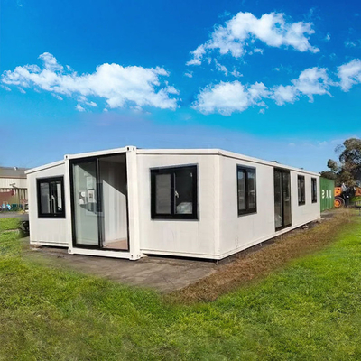 Residentieel Commercieel Vinnige installatie Uitbreidbaar Prefab Huis Stalen structuur Met 2 & 3 slaapkamers
