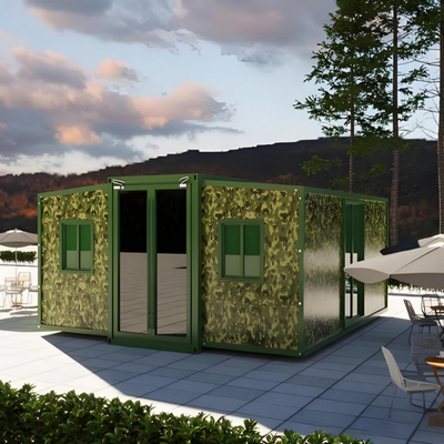 Uitbreidbaar 2 slaapkamers Containerhuis Op maat 20ft Voor vakantiehuizen