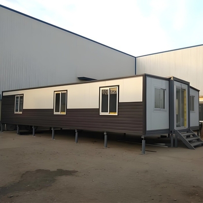 Verwijderbaar 3 slaapkamers Prefabriekeerbaar uitbreidbaar containerhuis met lange levensduur