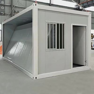 Z-type opvouwbaar containerhuis gemakkelijk 20ft / 40ft voor de Afrikaanse markt uitbreidbaar containerhuis
