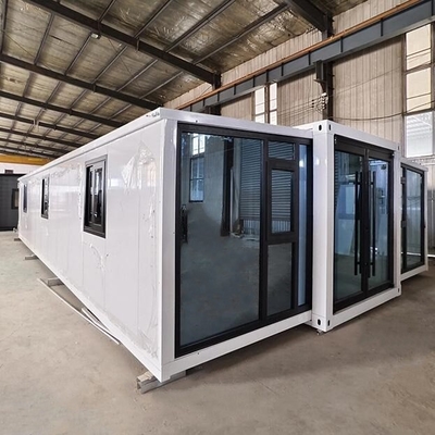 Prefabricated Expandable Shipping Container House Tijdelijke huisvesting 2-3 slaapkamers