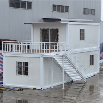 Z-type City Folding Container Huis met 2 slaapkamers Opvouwbaar Huis Gemakkelijk te installeren