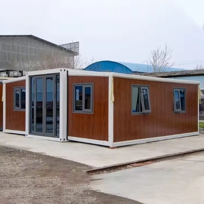 Nieuwe stijl Moderne verplaatsbare uitbreidbare containerhuizen Op maat gemaakte modulaire staalkwaliteit Q235 Q345B