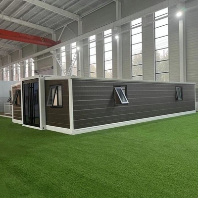 Brandbestendig 3 slaapkamers Prefabricated Container Homes Economische huizen Staalstructuur