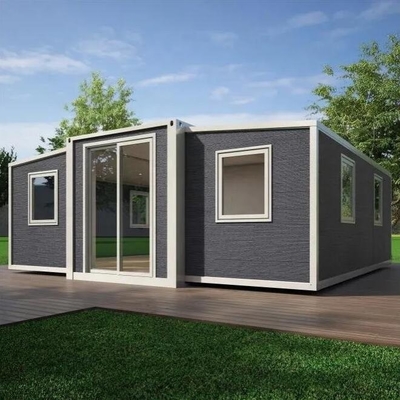 Uitbreidbaar prefab scheepvaartcontainerhuis 2 slaapkamers voor wonen