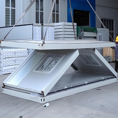 Nieuwe stijl Z-type opvouwbaar scheepvaartcontainerhuis met snel uitbreidbaar functioneel huis