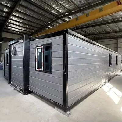 3 slaapkamers uitbreidbare voorgebouwde containerwoningen 40ft grootte