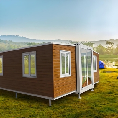 37m2 uitbreidbaar containerhuis met slaapkamer, badkamer, woonkamer en keuken