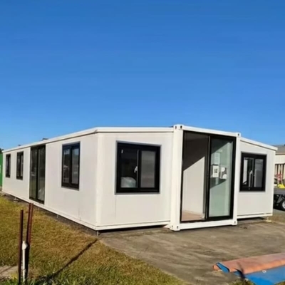 Op maat gemaakte 40 voet prefab huizen mobiele huis uitbreidbaar container huis met 3 slaapkamers