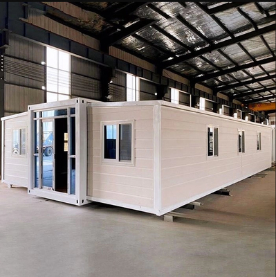 Groothandel 20FT/30FT/40FT Op maat gemaakte plastic filmverpakking vouwbaar uitbreidbaar mobiel containerhuis